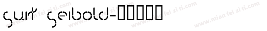 suit seibold字体转换